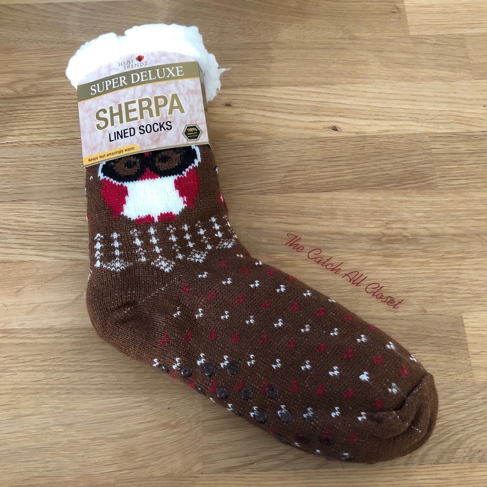 Sherpa Lined Owl Socks 🦉